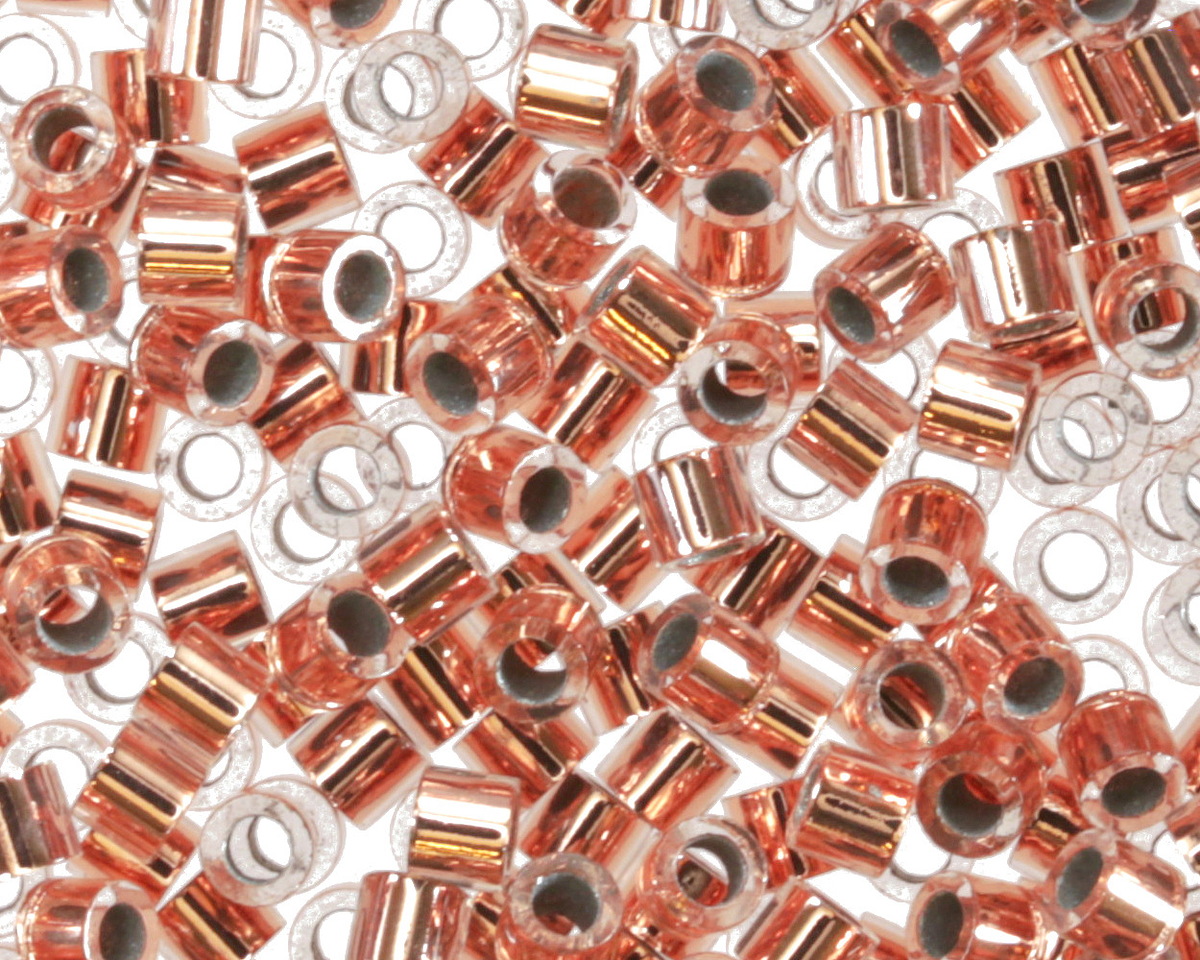 Miyuki Delica Copper Lined Crystal (DBS0037) 15/0 Seed Bead