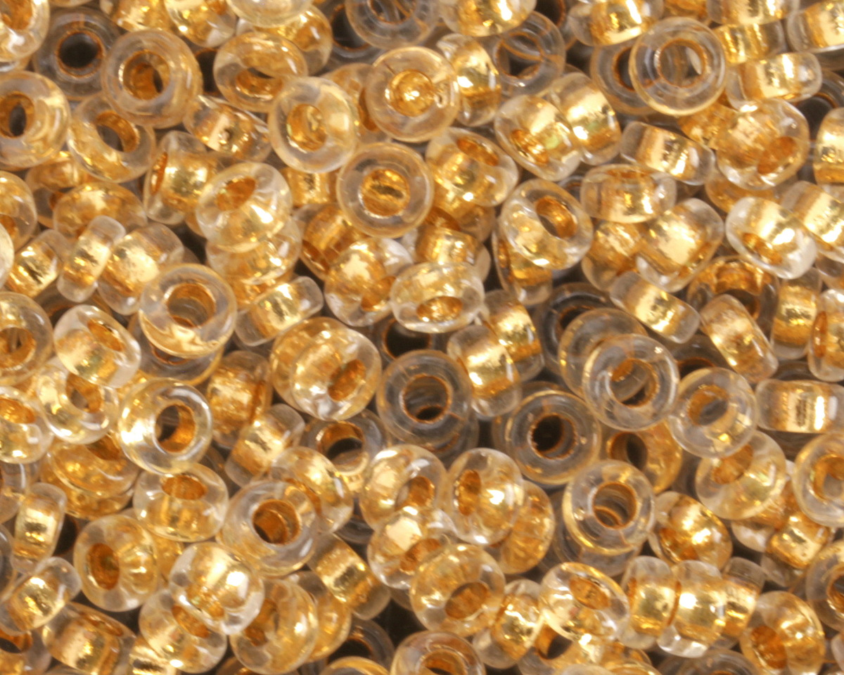 Miyuki 24kt Gold Lined Crystal Spacer Bead 2.2mm