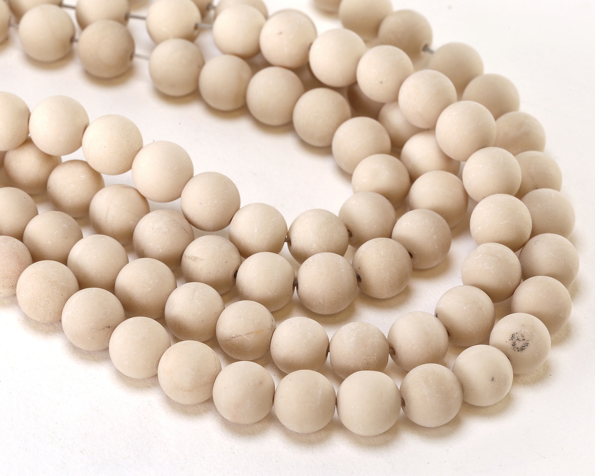 River Stone (Matte) Round 10mm