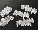 Rock Crystal Quartz Point Focal Set 5-8x10-35mm