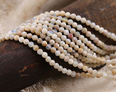 Ethiopian Opal Microfaceted Round 3mm