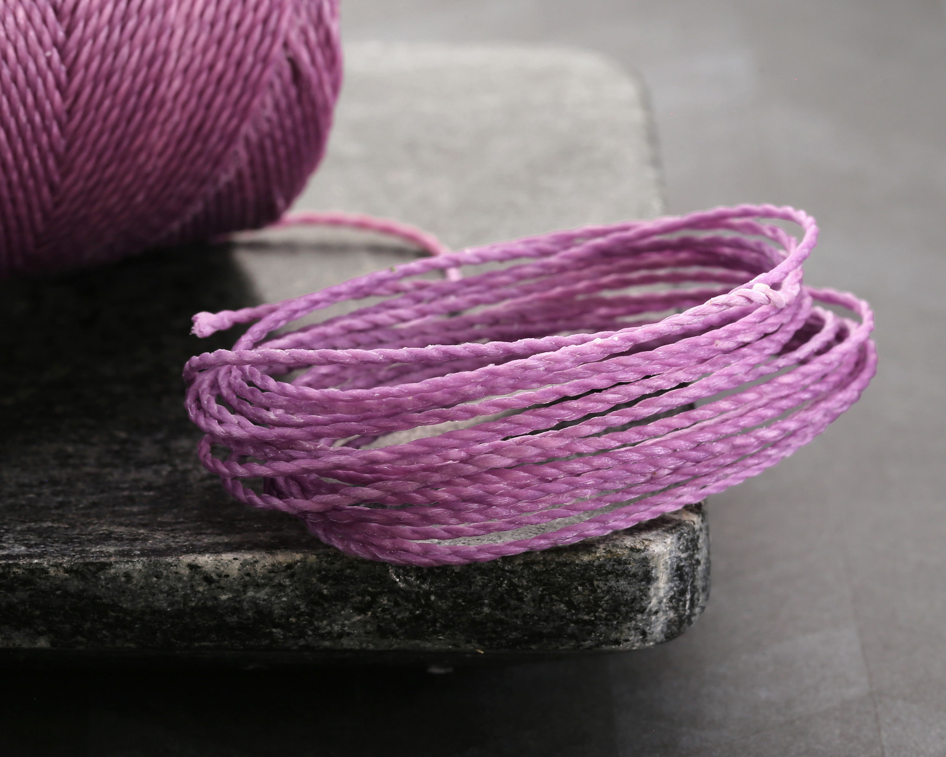 Linhasita Lilac (236) Waxed Polyester Cord PE-4 1mm