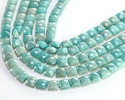 Brazil Amazonite (A) Microfaceted Square 8mm
