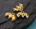 Cymbal Kalamos III 24K Gold (plated) Ending for GemDuo 10x15mm