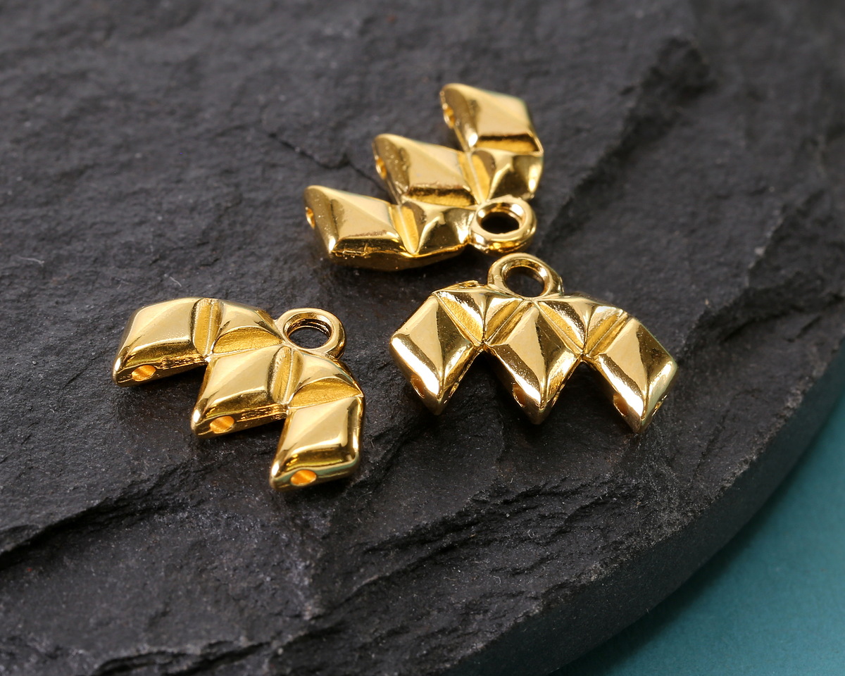 Cymbal Kalamos III 24K Gold (plated) Ending for GemDuo 10x15mm