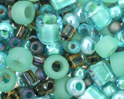 TOHO Take Seafoam/Green Seed Bead Mix