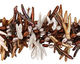 Multi Biwa Branch w/ Keishi (Pearly White/Chocolate) 9-10x6-42mm