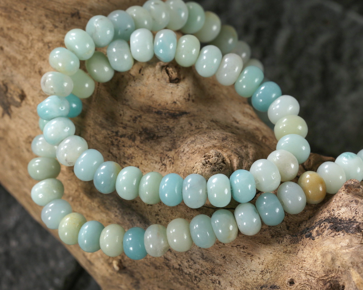 Amazonite (A) Rondelle 6mm