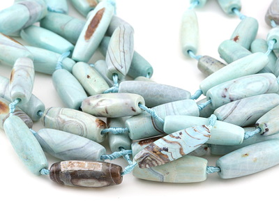 Aqua Terra Agate Rice 39-41x13-14mm