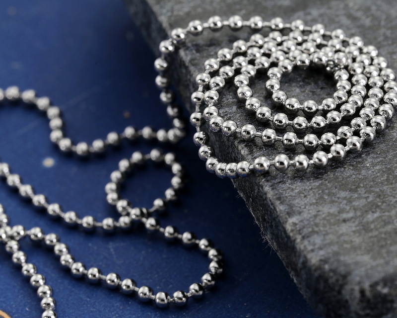 Ss Ball Chain Stainless Steel Ball Chain 2mm, 26 ft spool