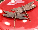 Vintaj Natural Brass Enchanted Dragonfly Focal 49x43mm