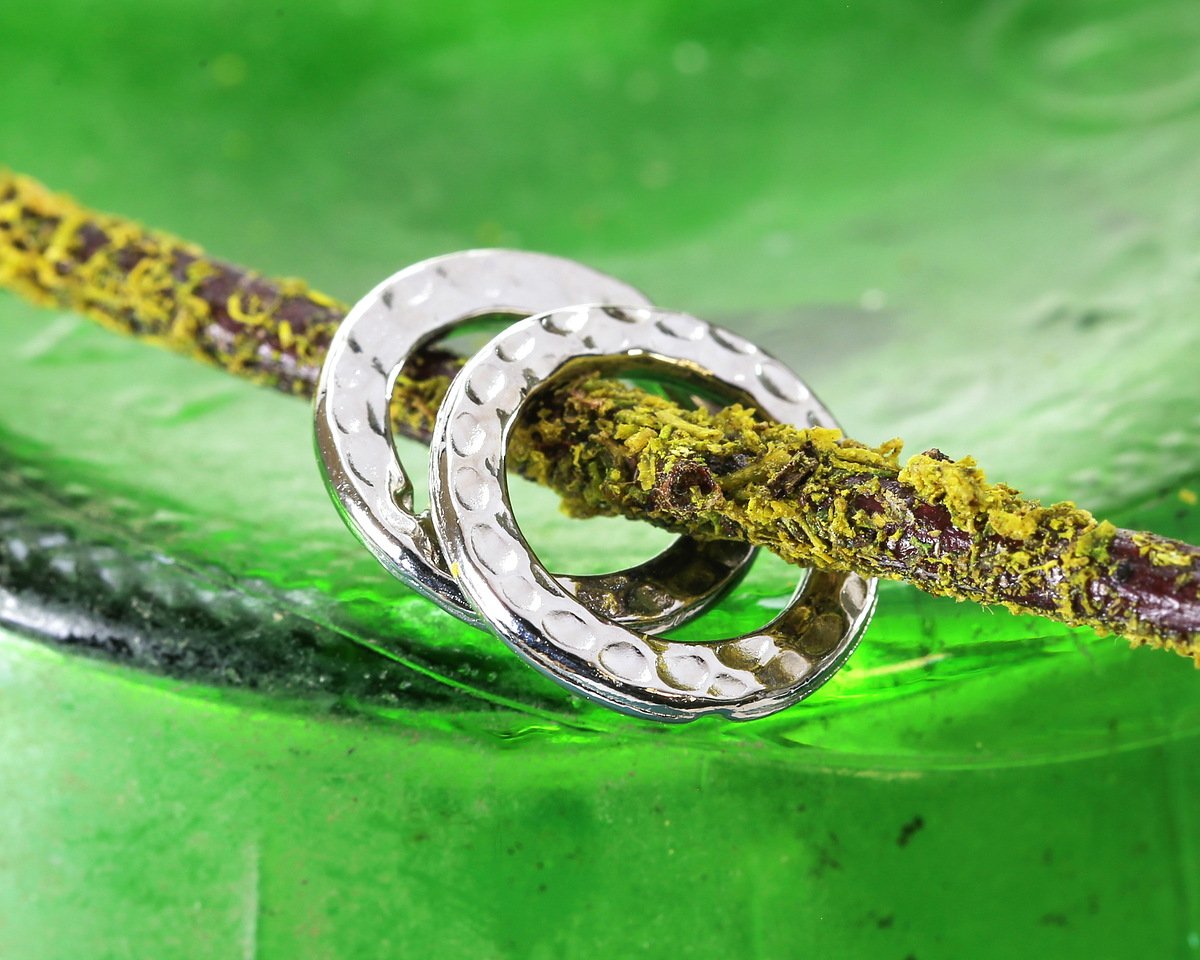 TierraCast White Bronze (plated) Medium Hammertone Ring 13mm