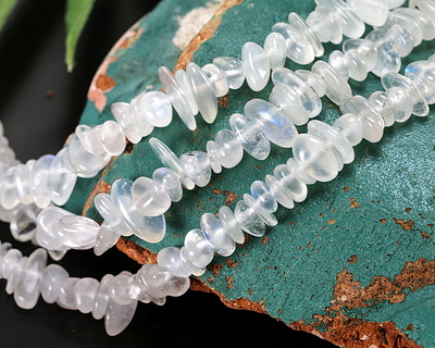 Blue Moonstone (A) Chips 2-5x5-12mm