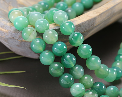 Green Agate Round 10mm