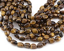 Tiger Eye Tumbled Nugget 12-16x12-14mm
