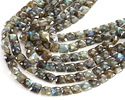Labradorite (A) Microfaceted Square 8mm