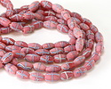 Indonesian Pink French Cross Rice 12-13x7mm