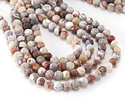 Rosetta Lace Agate (matte) Round 6mm