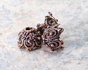 Mykonos Antique Copper (plated) Beaded Chandelier Bead Cap 11x14mm