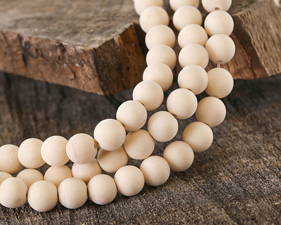 River Stone (Matte) Round 8mm