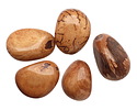 Tagua Nut Caramel Nugget 40-45x32-36mm