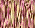 Party Pink Round Leather Cord 2mm