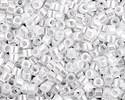 Miyuki Delica White Pearl Ceylon (DB0201) 11/0 Seed Bead - 100 gram Package