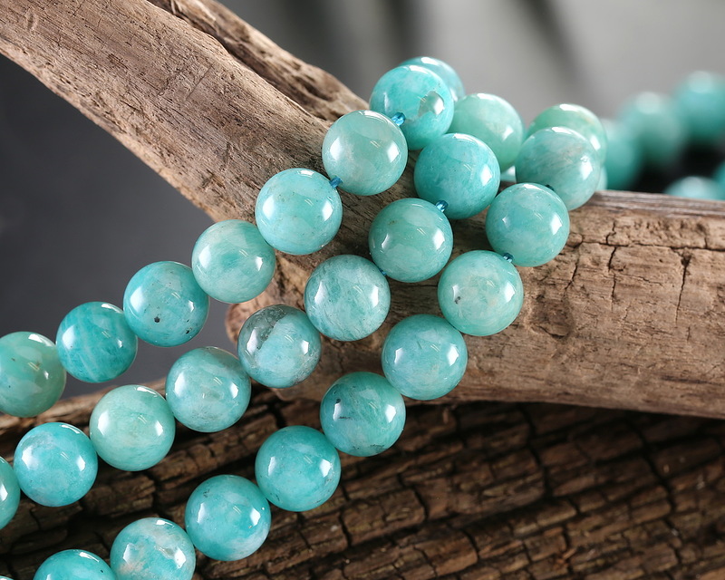 Brazil Amazonite (dark) Round 8mm