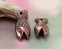 Mykonos Antique Copper (plated) Large Fish Focal 14x27mm