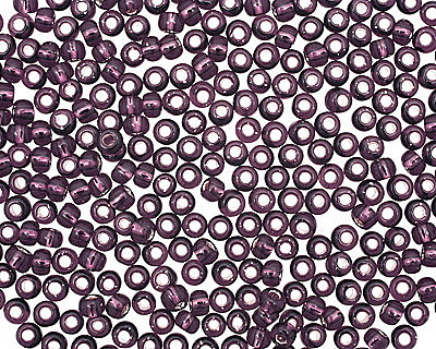 TOHO Amethyst (with Silver Lining) Round 8/0 Seed Bead
