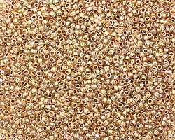 TOHO Rainbow Crystal (with Gold Lining) Round 15/0 Seed Bead