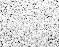 TOHO Opaque Frosted White Round 11/0 Seed Bead
