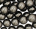 Charcoal Shell Pearl Round 12mm