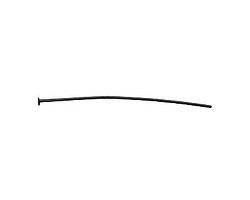 Matte Black (plated) Headpin 2", 20 gauge
