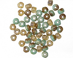 Czech Glass Agave Trica Beads 2.5x4mm