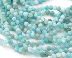 Brazil Amazonite Faceted Round 3mm