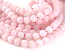 Rose Quartz (matte) Round 8mm
