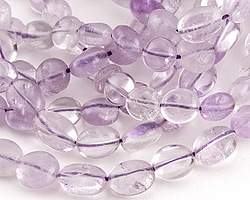 Lavender Amethyst Pebble 8-10x8-10mm