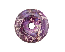 Purple Impression Jasper Donut 30mm