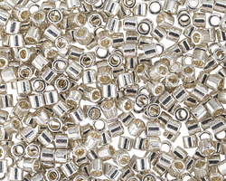 Miyuki Delica Galvanized Silver (DBL0035) 8/0 Seed Bead
