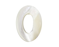 Mother of Pearl Open Oval 25x18mm