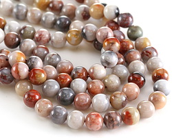 Multi Color Hsiuyen Jade Round 10mm