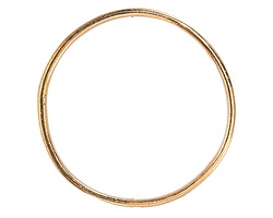 Mykonos Gold (plated) Circle Frame 50mm