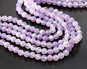 Lavender Moon Quartz (AA) Microfaceted Round 5mm