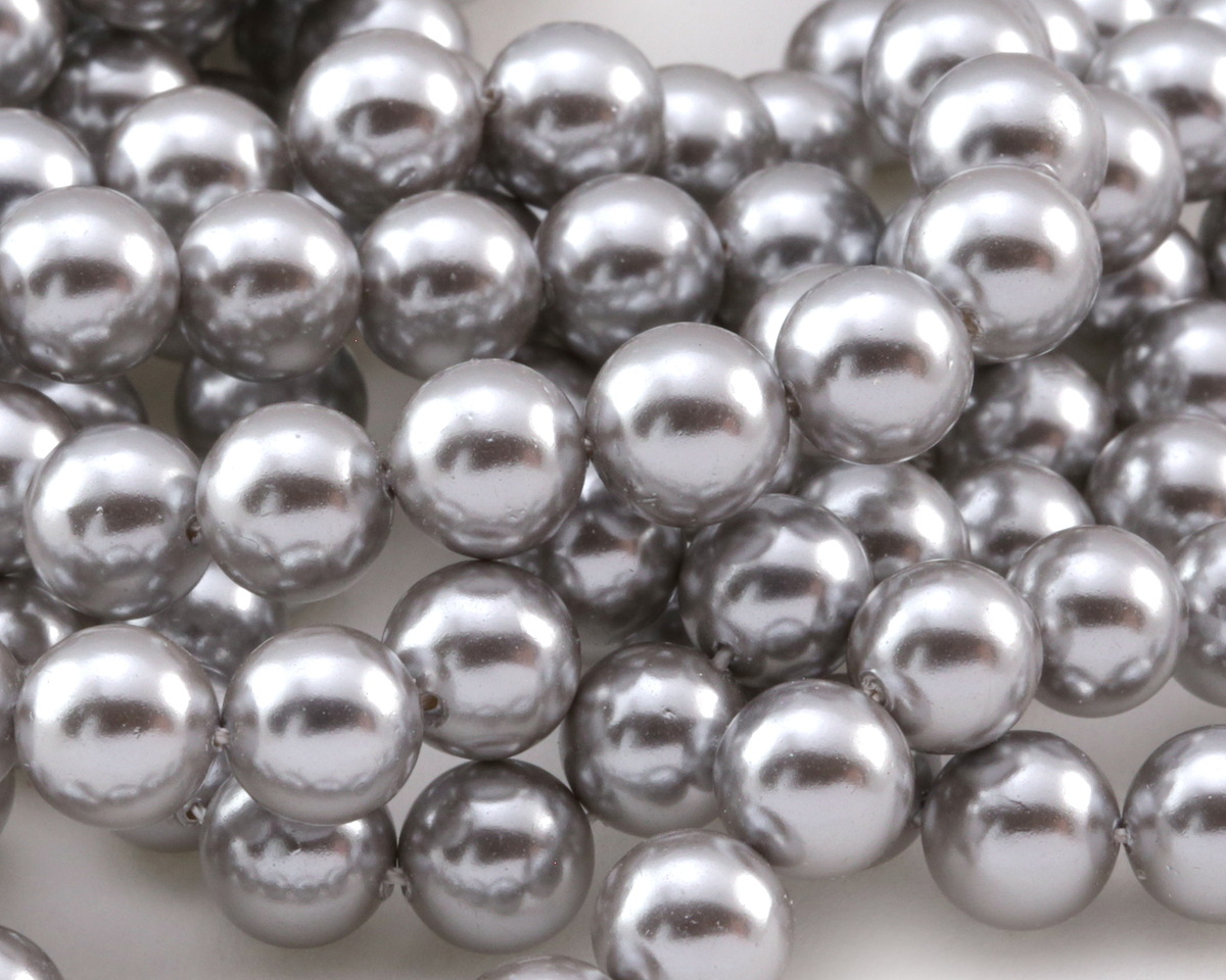 Platinum Shell Pearl Round 8mm
