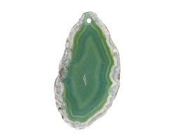 Lagoon Agate Freeform Slice w/ Natural Edge Focal 25-45x55-82mm