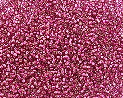 TOHO Dragonfruit (with Silver Lining) Round 15/0 Seed Bead