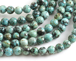 African Turquoise (AA) Round 8mm