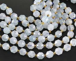 Aquamarine (AA) Energy Tube 8.5x7.5mm