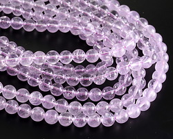 Lavender Amethyst Round 5.5-6mm